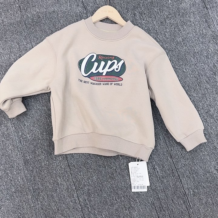 一体绒120码，男孩儿卫衣