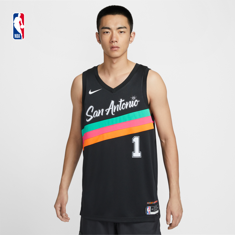 【球星同款】NBA官方Nike文班亚马球衣 Swingman成人速干篮球服