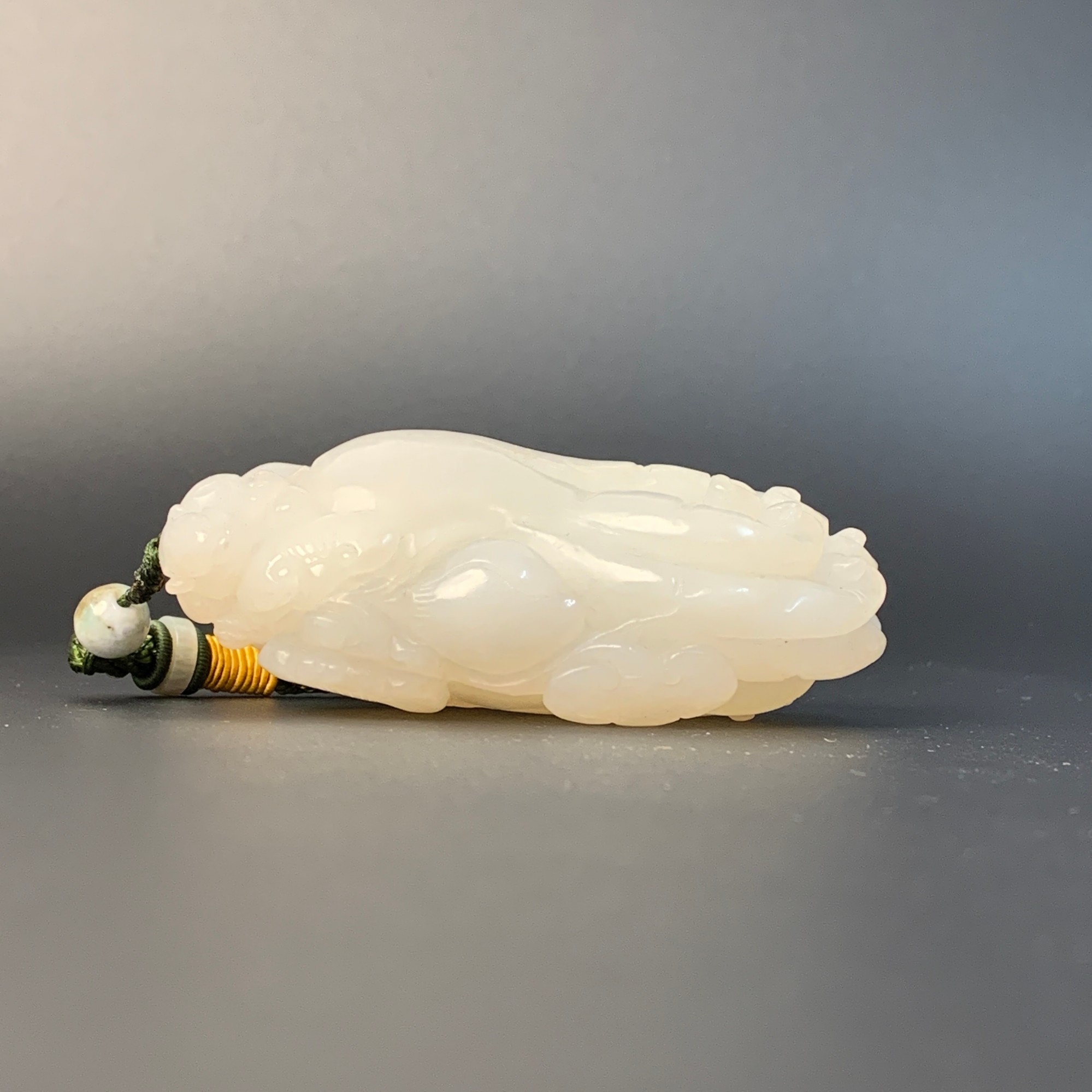 和田白玉佛手手把  9.7cm   271gZBM25ZBM0523001