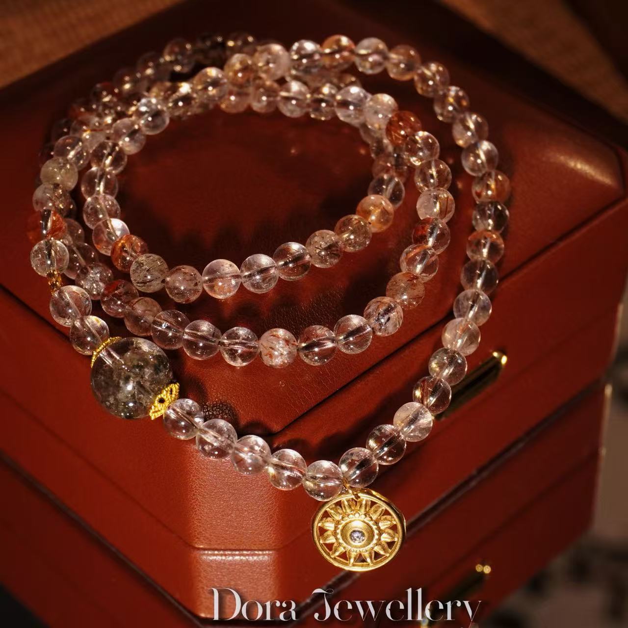 人间山茶 4067 黑晶超多圈手链 多样性发其一