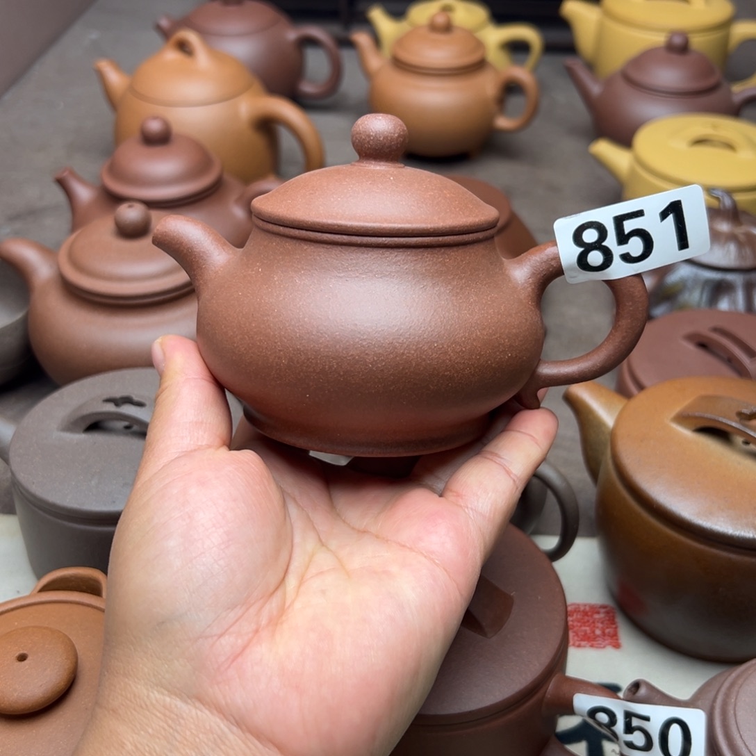 大***鹏紫砂茶壶紫泥半手工230cc左右瑕疵