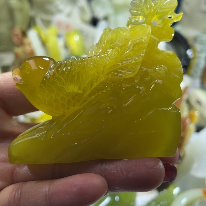 岫玉未镶嵌摆件摆件