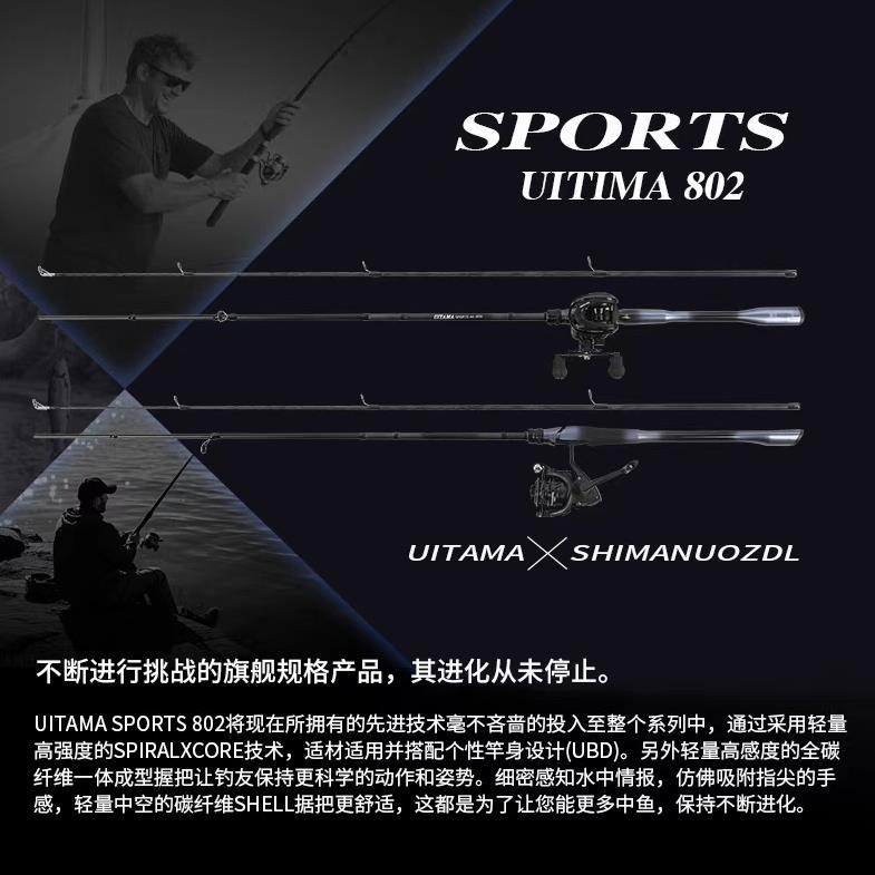 LUNA新款UMTTAWA.LN露娜海鲈斑鳜黑鱼翘嘴竿岸抛路亚远投竿小