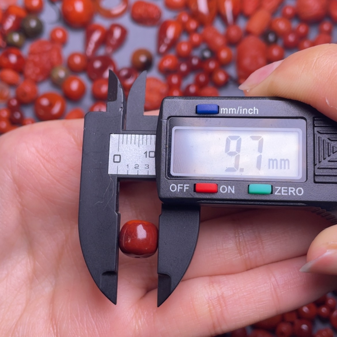 【闪购商品】南红玛瑙天然川料南红精工9.7mm未镶嵌