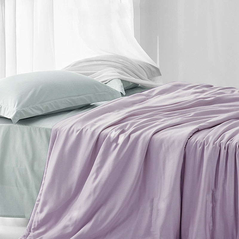 山东魏桥嘉嘉家纺直播间拼接夏凉被福利夏被