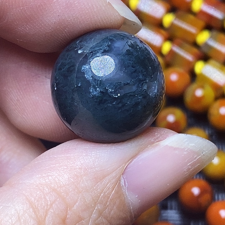 双***椒玛瑙/玉髓未镶嵌颈饰