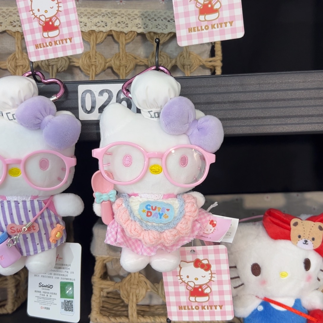 毛绒26号眼镜粘好