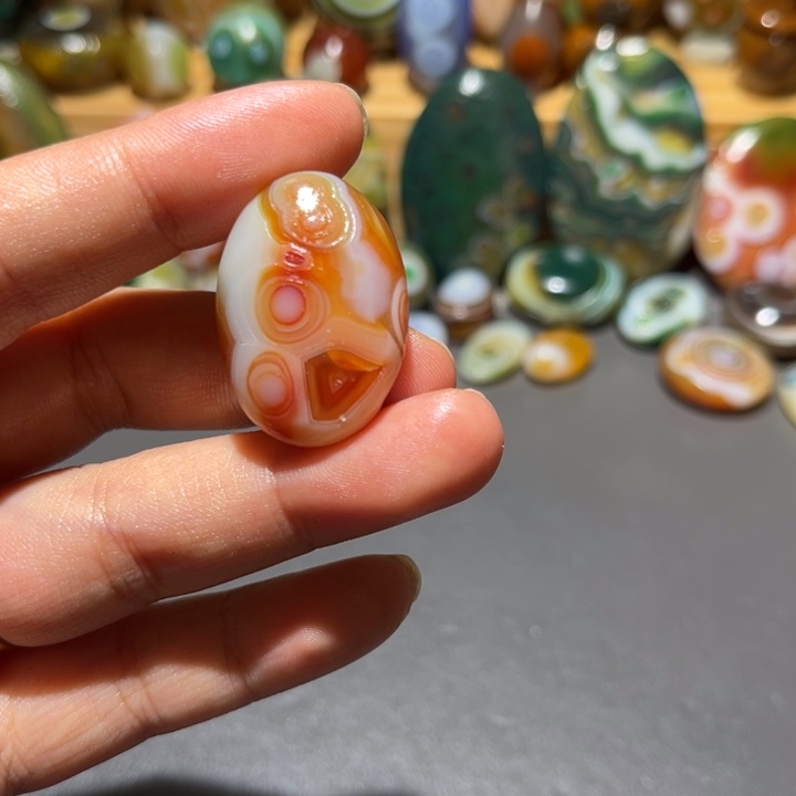 小***豆玛瑙/玉髓未镶嵌颈饰