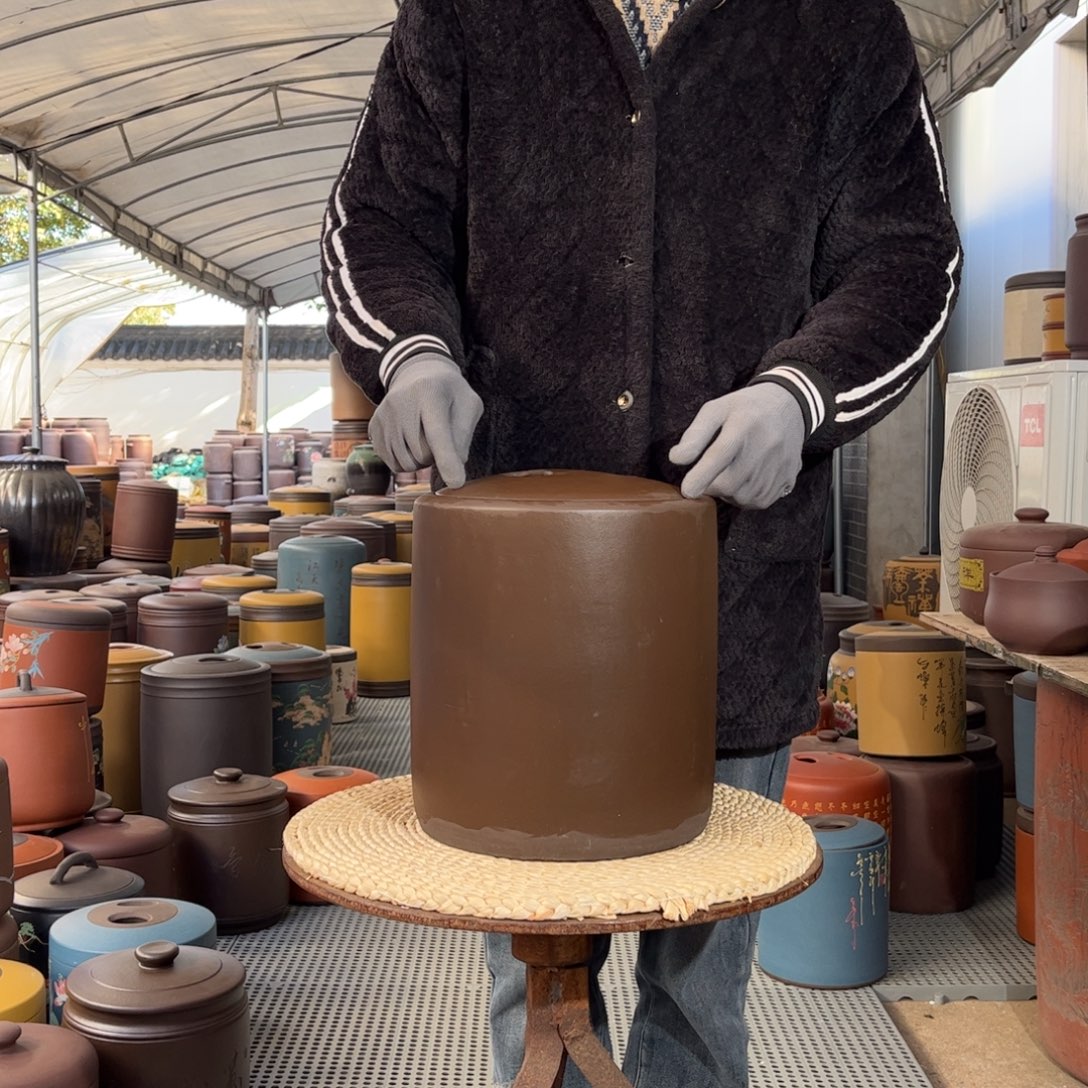 紫砂茶叶罐10 饼茶叶罐