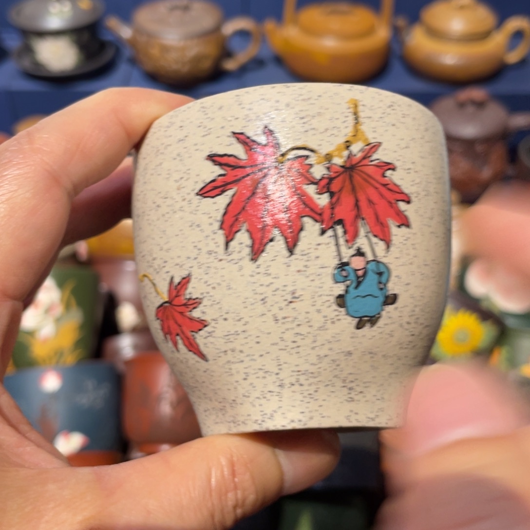 原矿紫砂手工主人杯