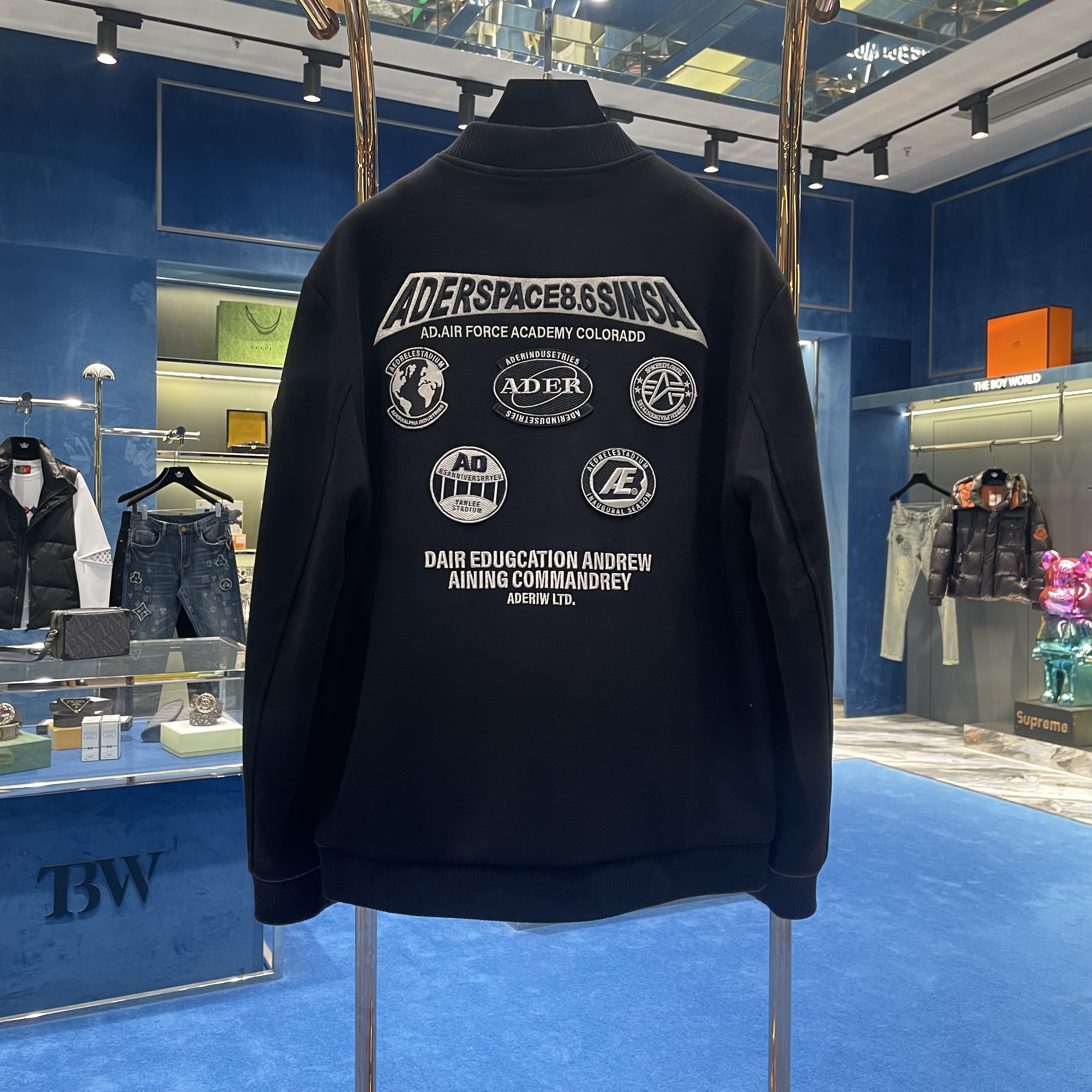 【菲菲专属】2025新款秋冬时尚百搭重工棒球服外套（55008）