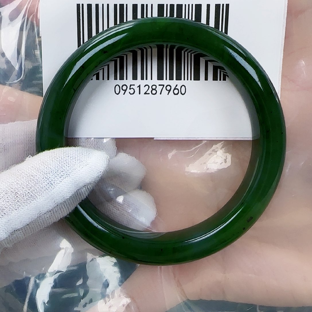 和田玉（碧玉）手镯未镶嵌62