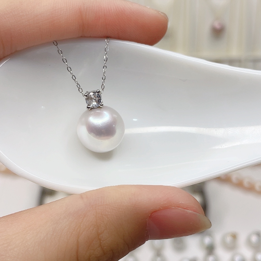 淡水珍珠吊坠(赠链)合金