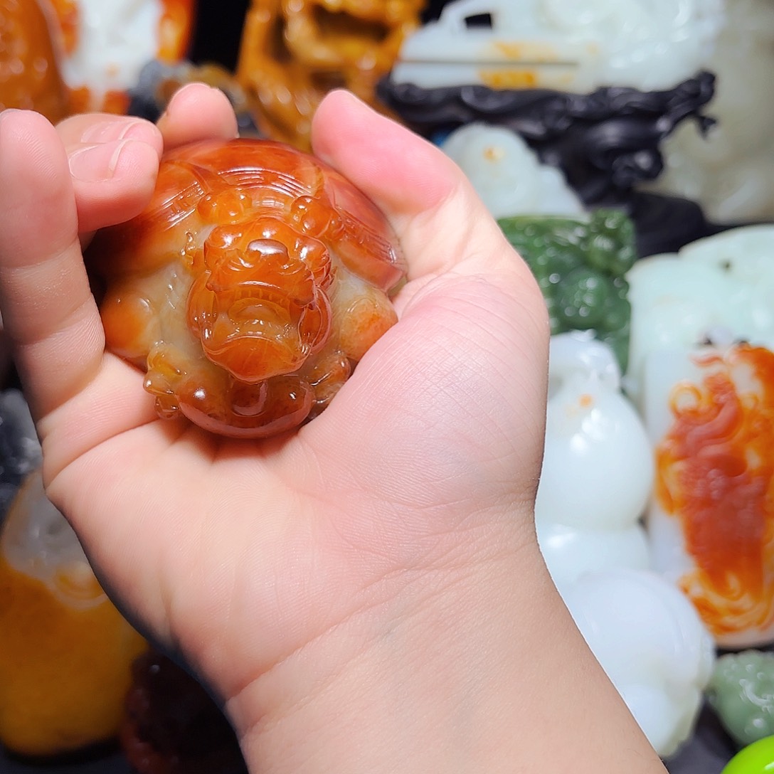 和田玉挂件未镶嵌.**孙