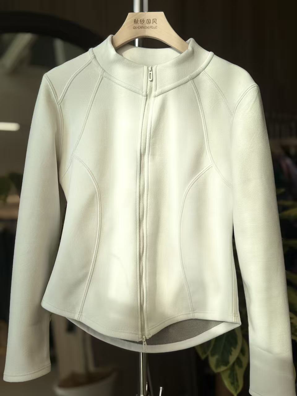 【升级版小暖炉】秋纱2025秋冬新品加绒加厚保暖休闲外套修身显瘦