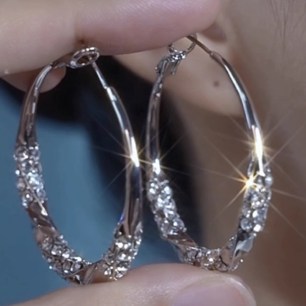 铜合金耳饰 气质轻奢百搭简约简约优雅精致网红设计师耳环F3074