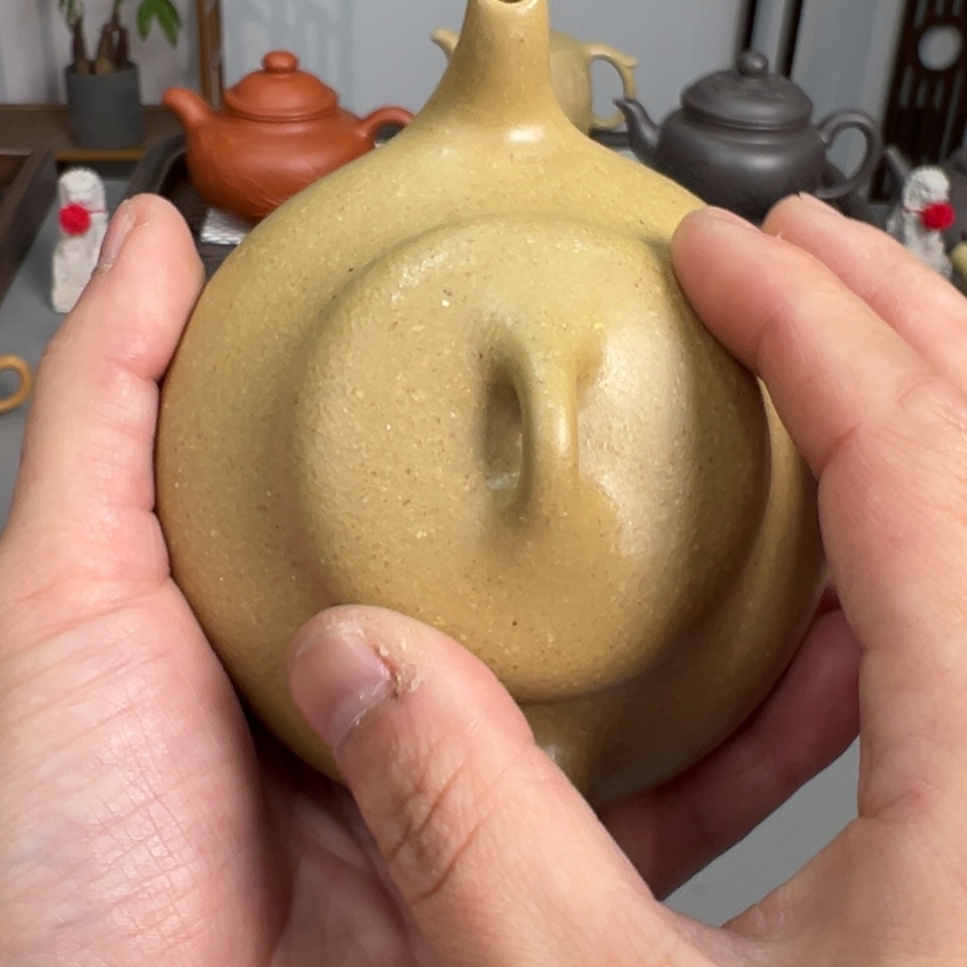 无***界茶壶紫砂梨皮微微瑕汉棠