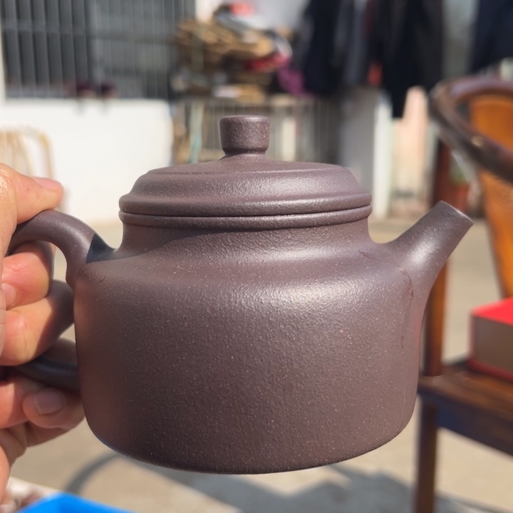 紫砂茶壶天青德中450cv