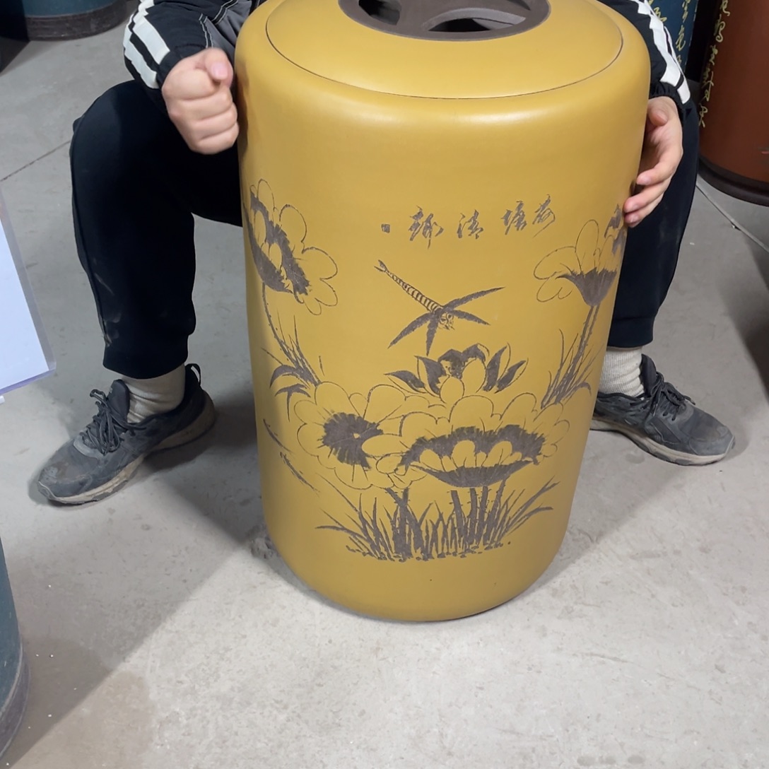 宜兴原矿紫砂茶叶罐