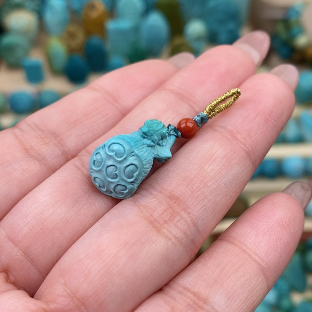 绿松石珠宝奇石未镶嵌