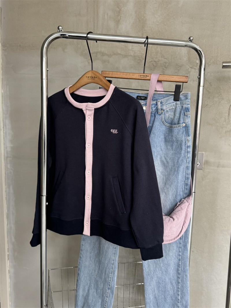 JIANYOU-「日常时髦款」韩国单！25春款女款韩版棒球服外套FF-25058