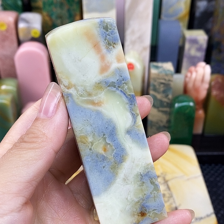 青田石印石青田石头