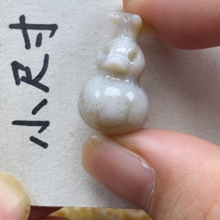 硅化珊瑚（珊瑚玉）未镶嵌颈饰