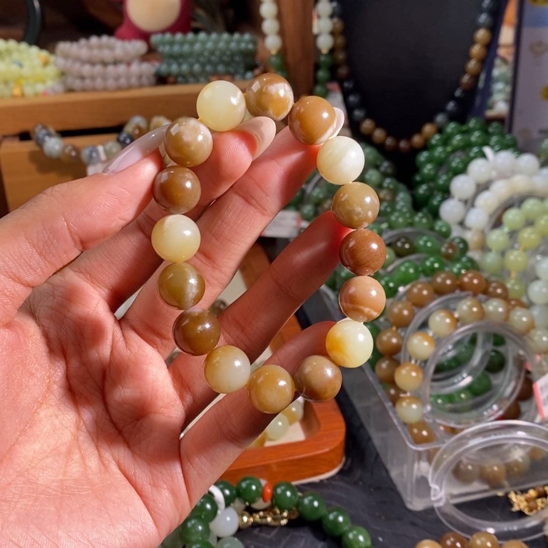 和田玉未镶嵌手链