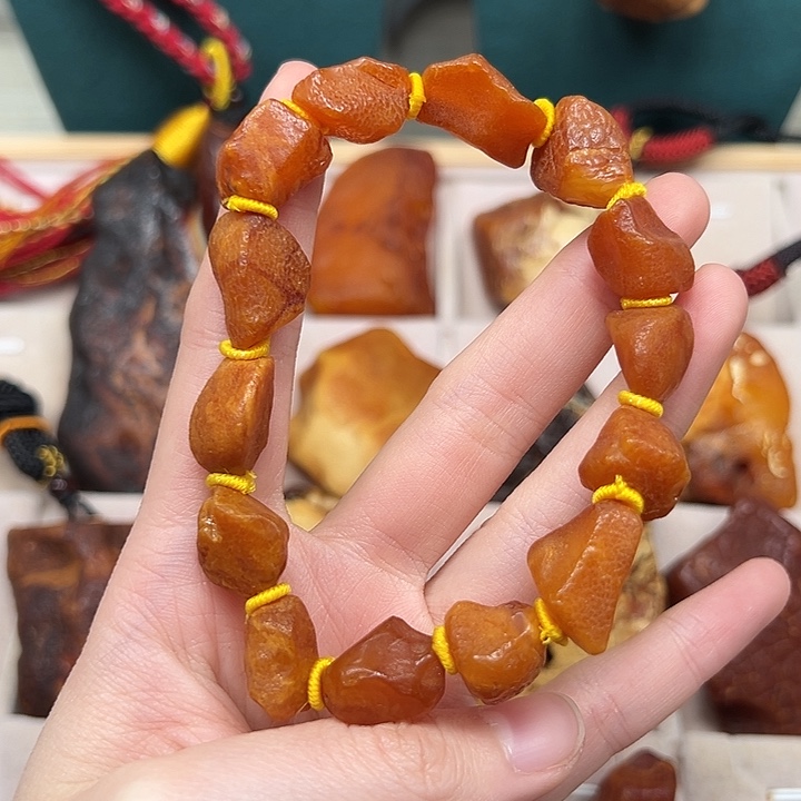 琥珀珠宝奇石未镶嵌无*