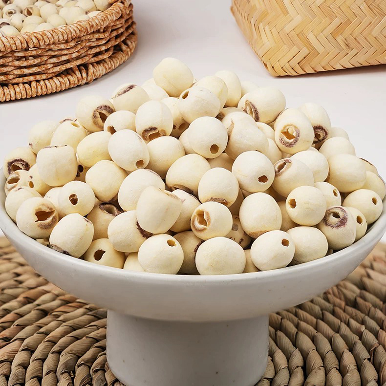 去芯白莲子干货颗粒饱满营养煲汤煮粥优选
