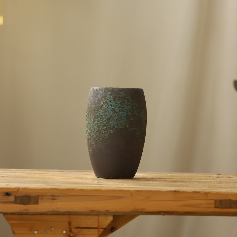 430景德镇陶瓷花瓶侘寂风高级感花瓶插花客厅摆件175*80