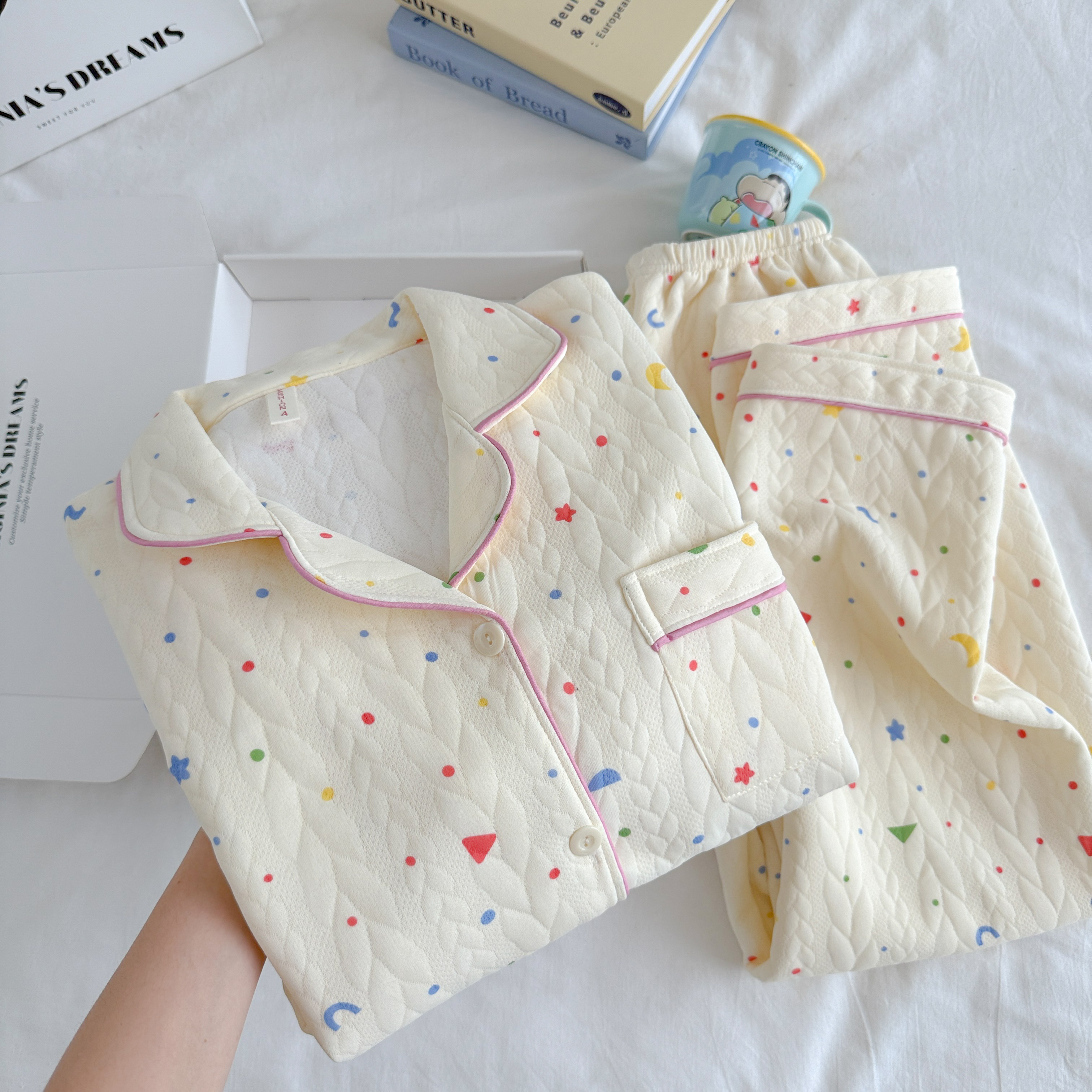 睡衣女空气棉冬季2025新款加厚日系甜美HelloKitty学生夹层家居服