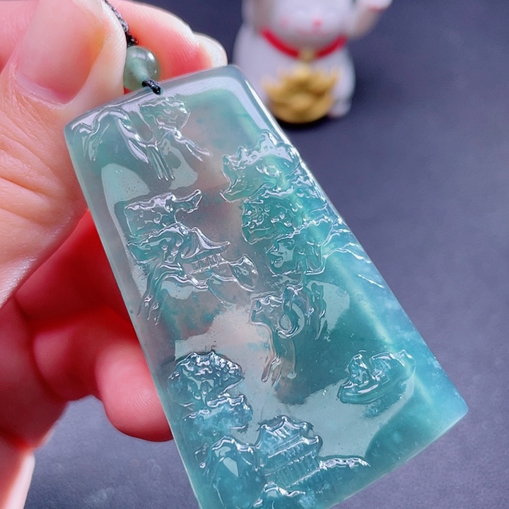 翡翠吊坠(不含链)未镶嵌