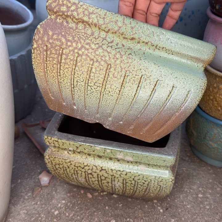 瑕疵花盆处理啦口17高13