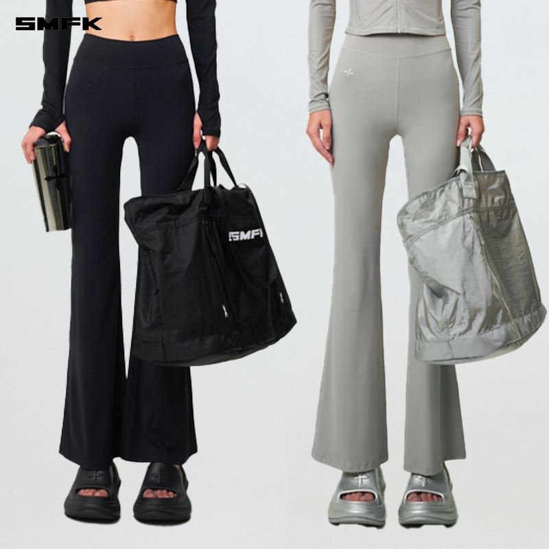 SMFK动念塑身运动喇叭裤 UP021B 亲肤裸感女士瑜伽健身显瘦打底裤