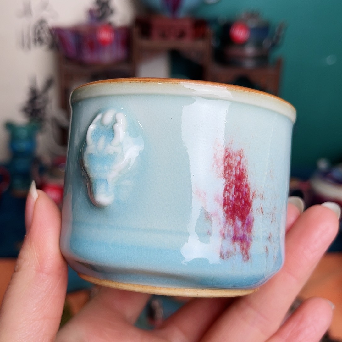 壶❤️**钧瓷艺术作品壶