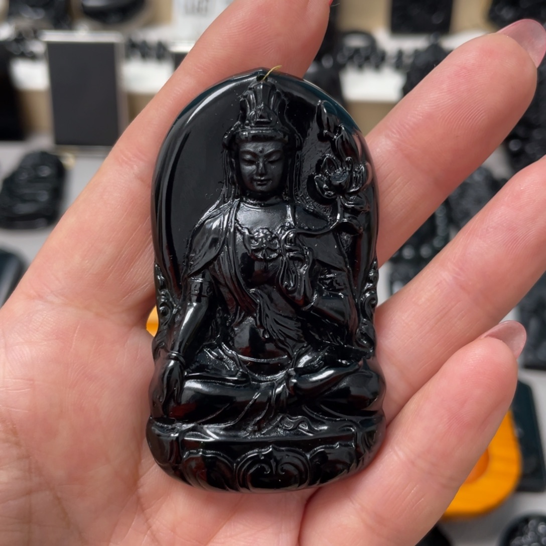 旭***蛇纹石玉未镶嵌吊坠