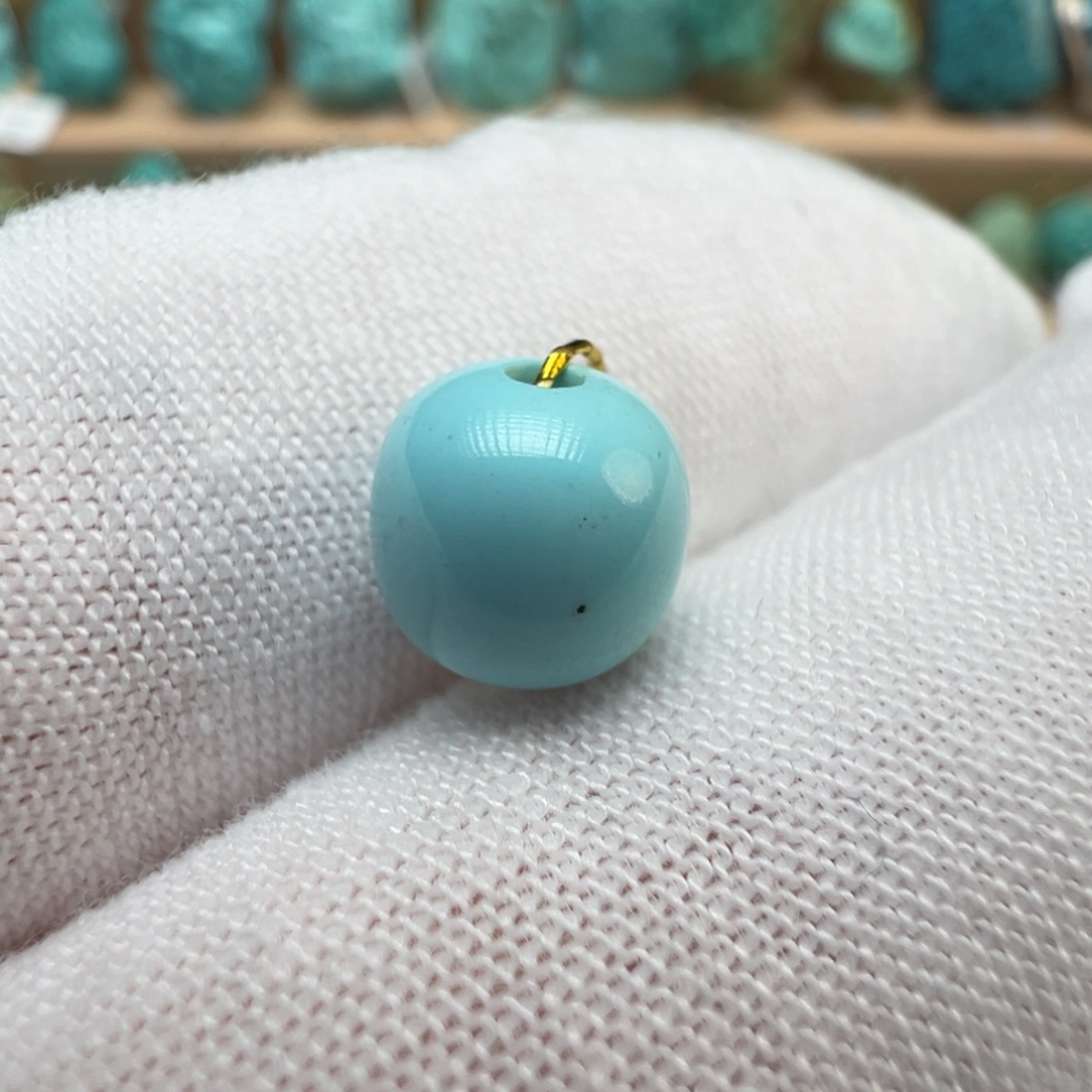 绿松石未镶嵌配饰7.9*7.5