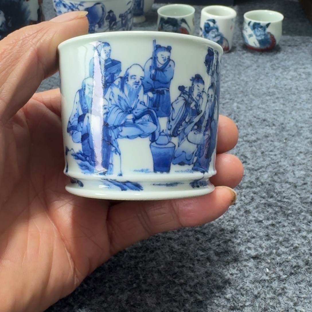 现代景德镇陶瓷手绘茶具