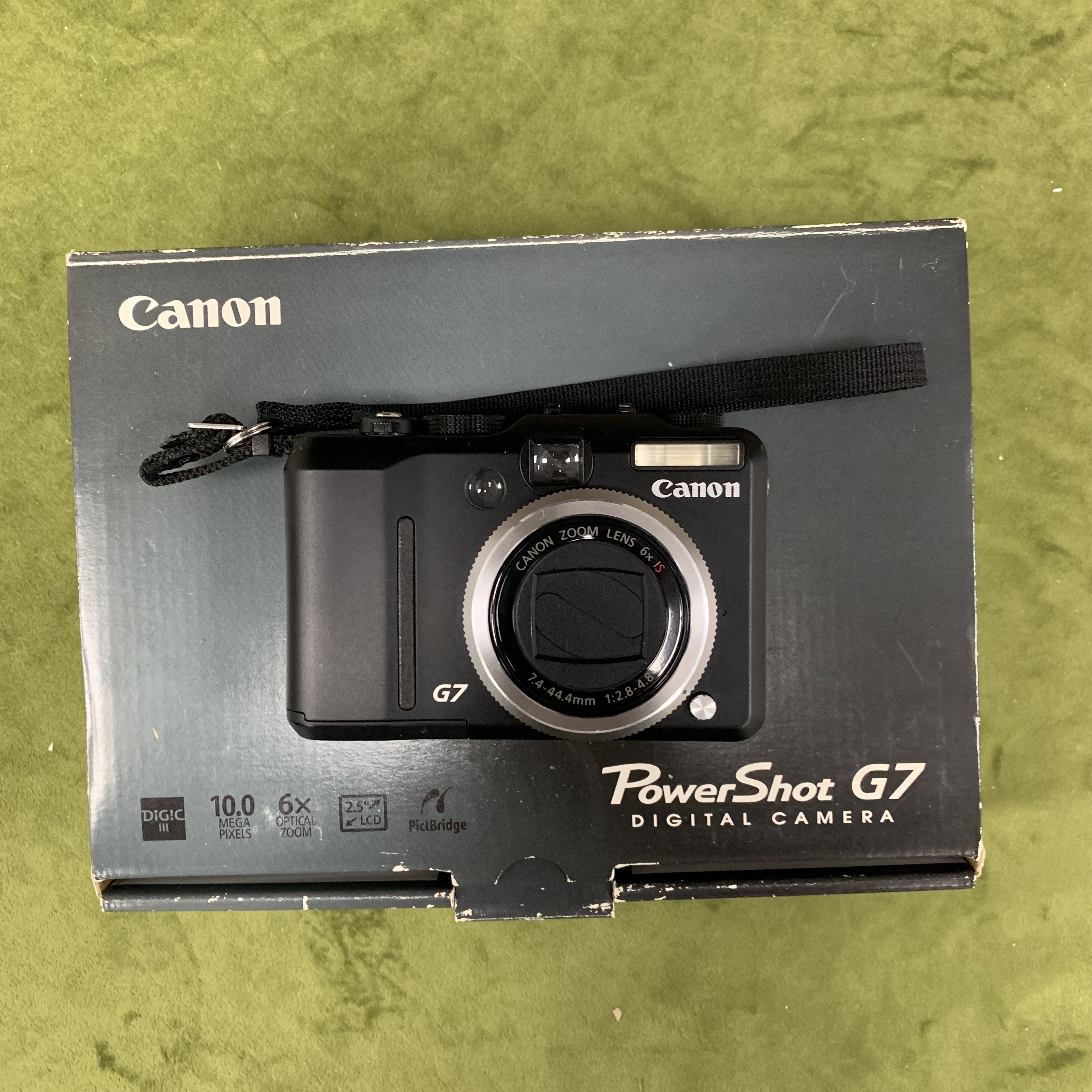 99新 Canon/佳能 G7日本原装原盒 防抖G12平替 1000w像素6倍光变