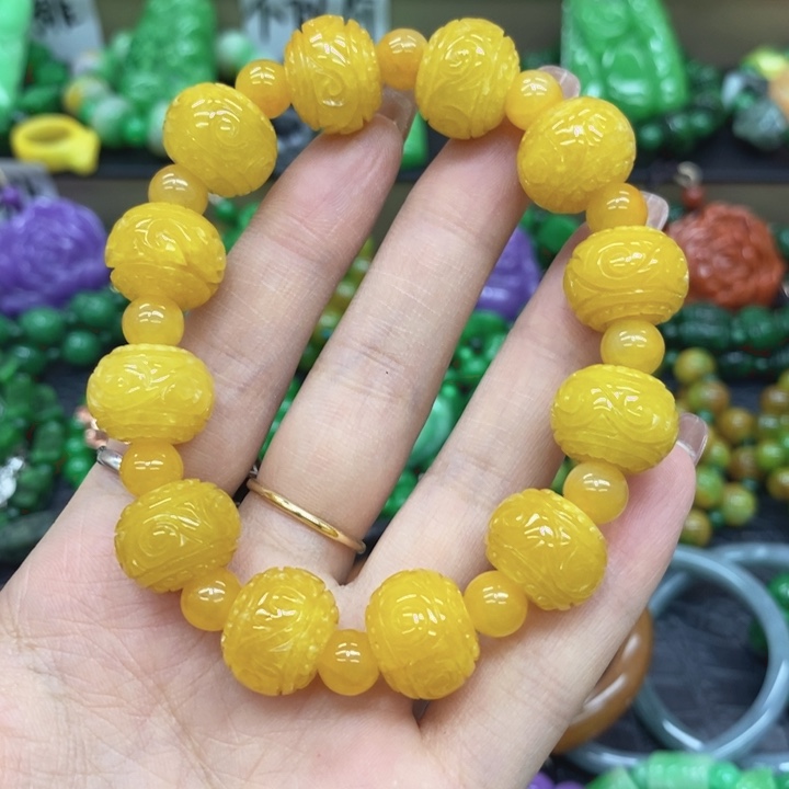 女***水未镶嵌手链翡翠手链83