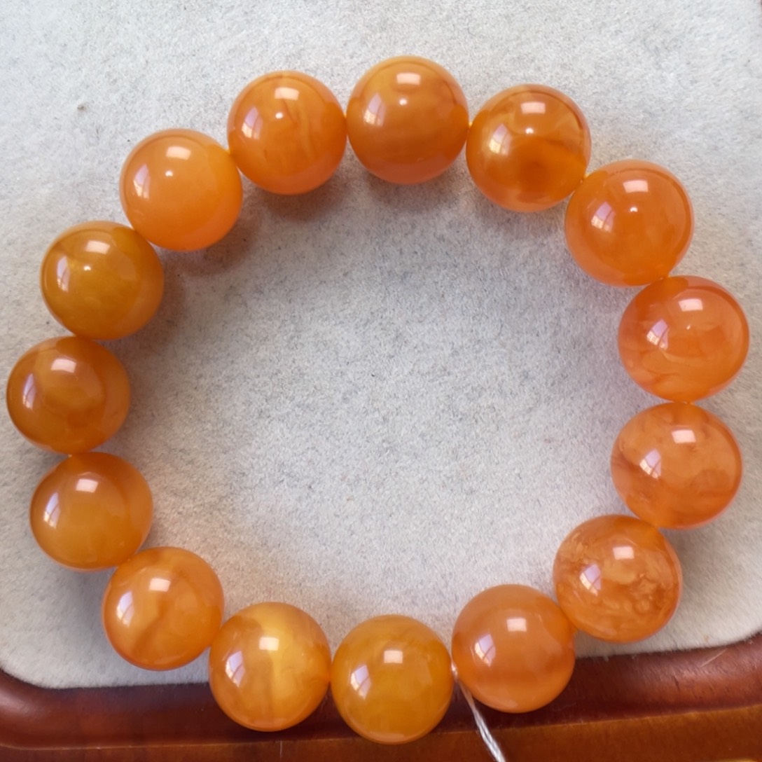 蜜蜡未镶嵌手串蜜蜡