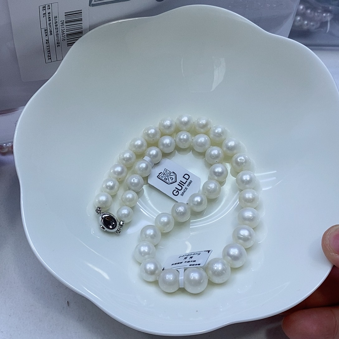 海水珍珠颈饰银S925镶嵌