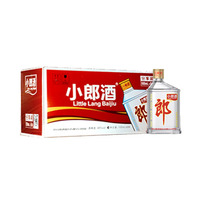 郎酒小郎酒 经典 分享装 兼香型瓶装白酒45度100ml*6