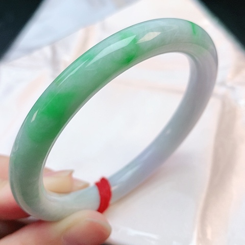 未镶嵌手镯翡翠55圆条882650