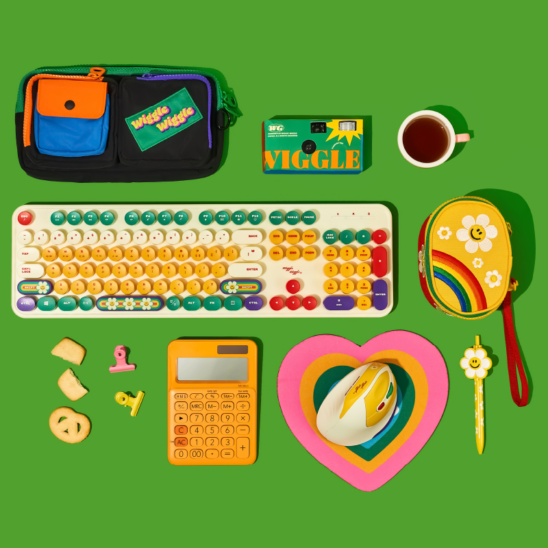 wigglewiggle打字机键盘时尚笔记本电脑平板办公家用创意礼品