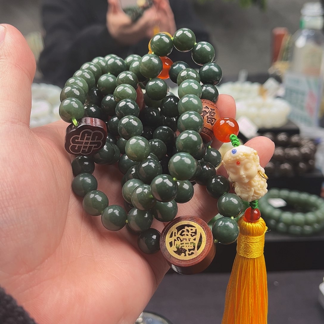 未镶嵌和田玉手串