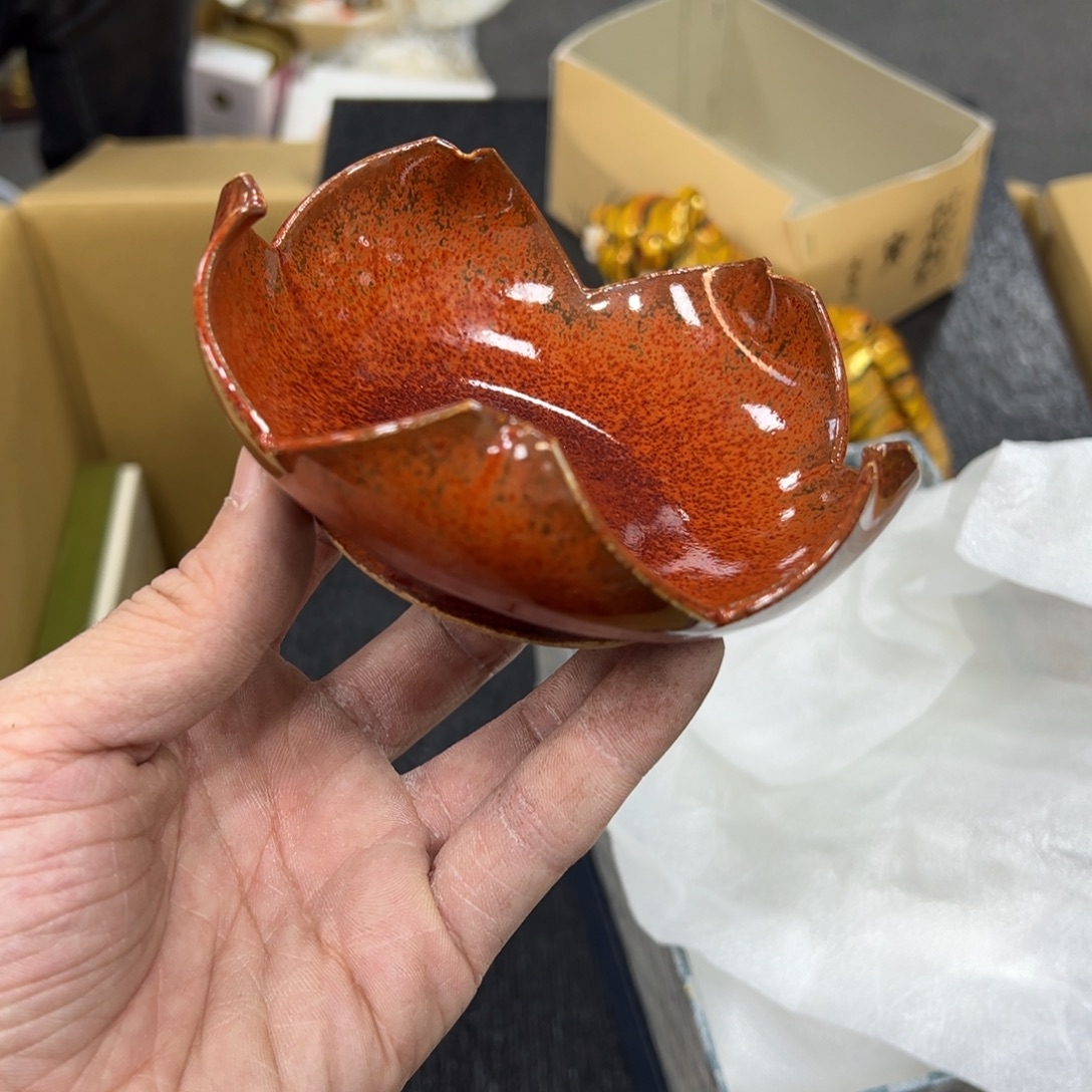 陶瓷日本中古工艺品摆件