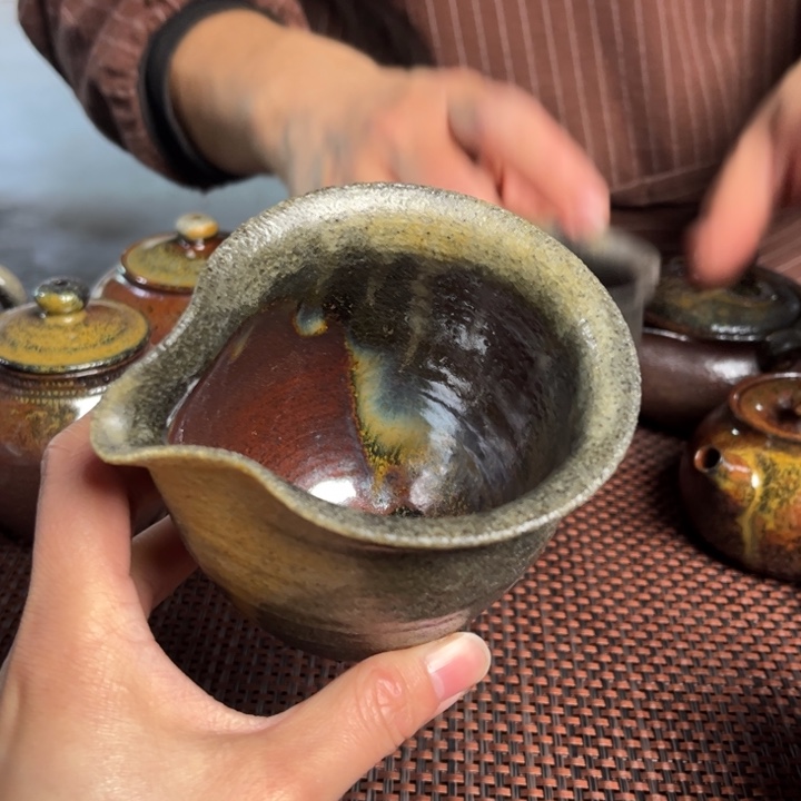 紫砂茶杯瑕功道杯