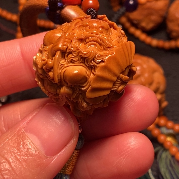 橄榄核手串/手链清**月钟馗单子